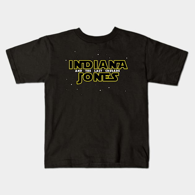 Indiana Jones and the last crusade Kids T-Shirt by Penduale